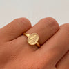 Anillo Virgen milagrosa Oro amarillo 18k / Talla 5 / 1,2 Gr / 2,5 mm