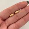 Candonga Matte Oro amarillo 18k 0,7 Gr / 1,3 Cm