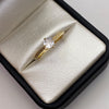 Anillo Solitario Oro amarillo 18k / Talla 8 / 1,92 Gr / 2,1 mm
