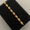 Pulso Rustico Corona Rx Oro amarillo 18k 4,15 Gr / 5,5 mm / 18,7 Cm Broche 0,40