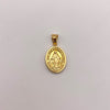 Dije virgen milagrosa Oro amarillo 18k 1,35 Gr / 14,5 mm / 3 Cm