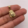 Dije Rostro cristo Oro amarillo 18k 0,96 Gr / 11,5 mm / 2,5 Cm