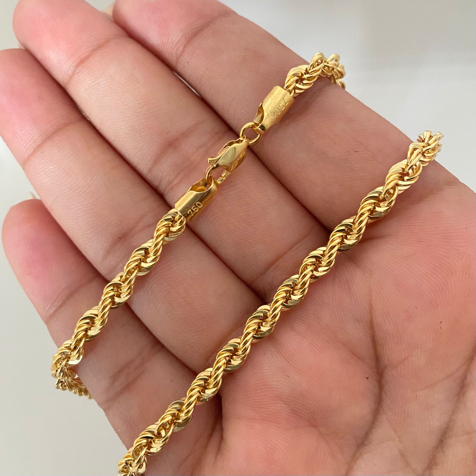 Cadena It lazo Oro amarillo 18k +1 / 10,4 Gr / 4,3 mm / 60 Cm
