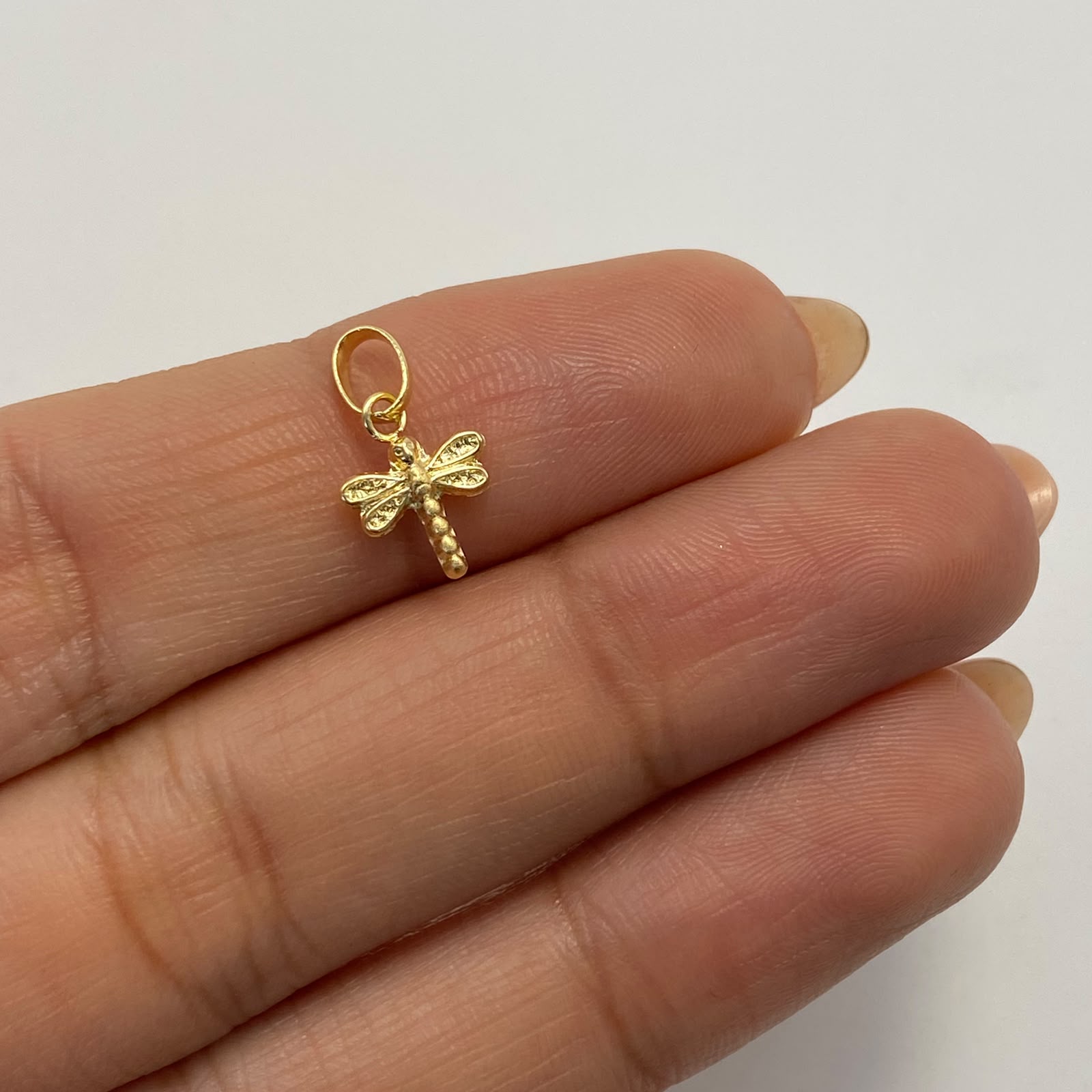 Dije Libelula Oro amarillo 18k 0,3 Gr / 8,1 mm / 1,5 Cm
