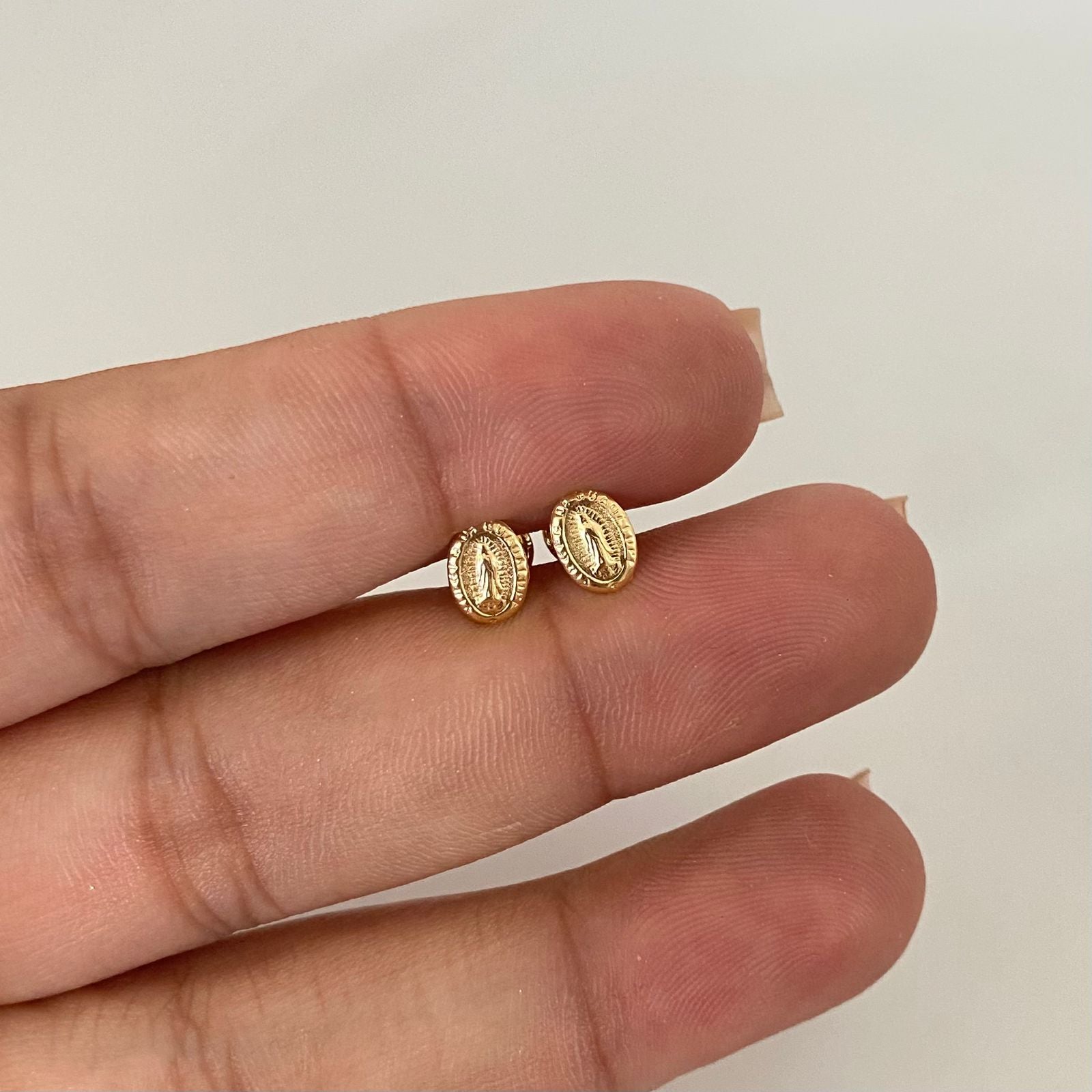 Topos virgen guadalupe Oro amarillo 18k 0,65 Gr / 5,1 mm