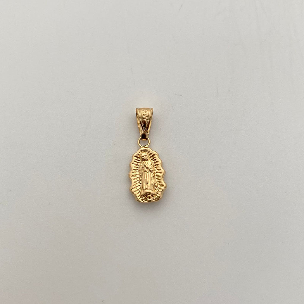 Dije Virgen de Guadalupe Silueta Oro amarillo 18k 0,7 Gr / 8,9 mm / 2,3 Cm