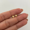 Topos Corazon Inflado Borde Oro amarillo 18k 0,5 Gr / 5,2 mm
