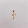Dije cruz cristo Oro amarillo 18k 0,5 Gr / 10,2 mm / 2,5 Cm