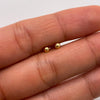 Topos Bola Diamantada 3mm Oro amarillo 18k 0,4 Gr