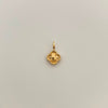 Dije Trebol Diamantado Oro amarillo 18k 0,4 Gr / 8,4 mm / 1,5 Cm