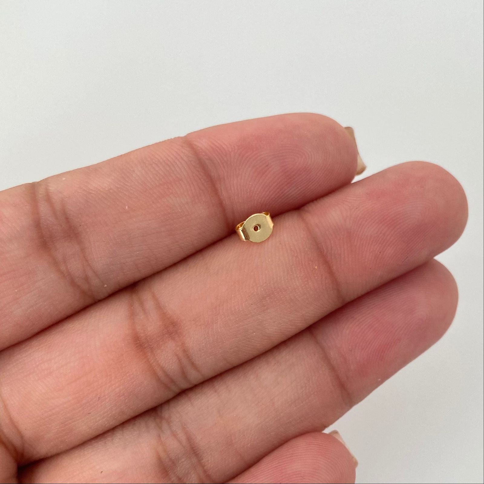Topos mariposa  Oro amarillo 18k +2 / 0,15Gr / 5 mm