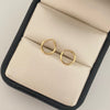 Candonga imperdible lisa Oro amarillo 18k 0,95 Gr / 2,0 Cm