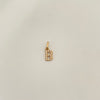 Dije letra B casting Oro amarillo 18k 0,6 Gr / 1,5 Cm