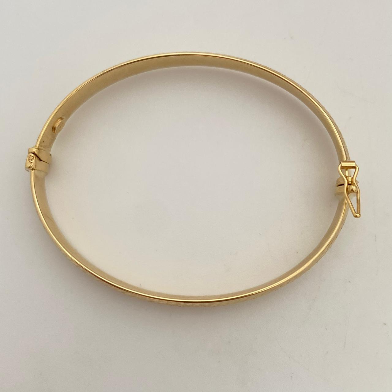 Aro It Diamantado Oro amarillo 18k +4 / 6,9 Gr / 7,5 mm / 18,3 Cm