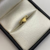 Herraje Corazon borde diamantado Oro amarillo 18k 0,25 Gr / 1,2 Cm