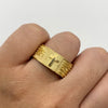 Anillo Padre nuestro Oro amarillo 18k / Talla 13 / 9 Gr / 9,5 mm