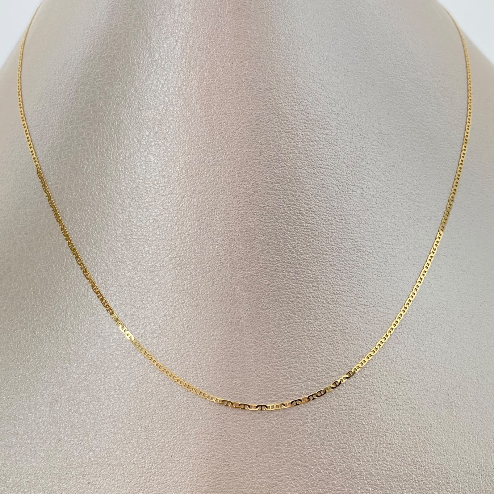 Cadena It Escalera Plana Oro amarillo 18k 1,8 Gr / 1,1 mm / 60 Cm