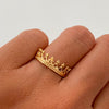 Anillo 15 Corona Oro amarillo 18k / Talla 7 / 1,65 Gr