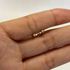 Topos bola lisa 3mm Oro amarillo 18k 0,4 Gr