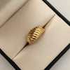 Anillo Ondas Oro amarillo 18k / Talla 7 / 1,65 Gr / 4 mm
