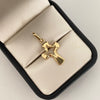 Dije cruz centro estrella Oro amarillo 18k 1,0 Gr / 2,80 Cm