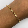 Tobillera baby gc Oro amarillo 18k 3,00 Gr / 3,4 mm / 26 Cm Broche 0,40