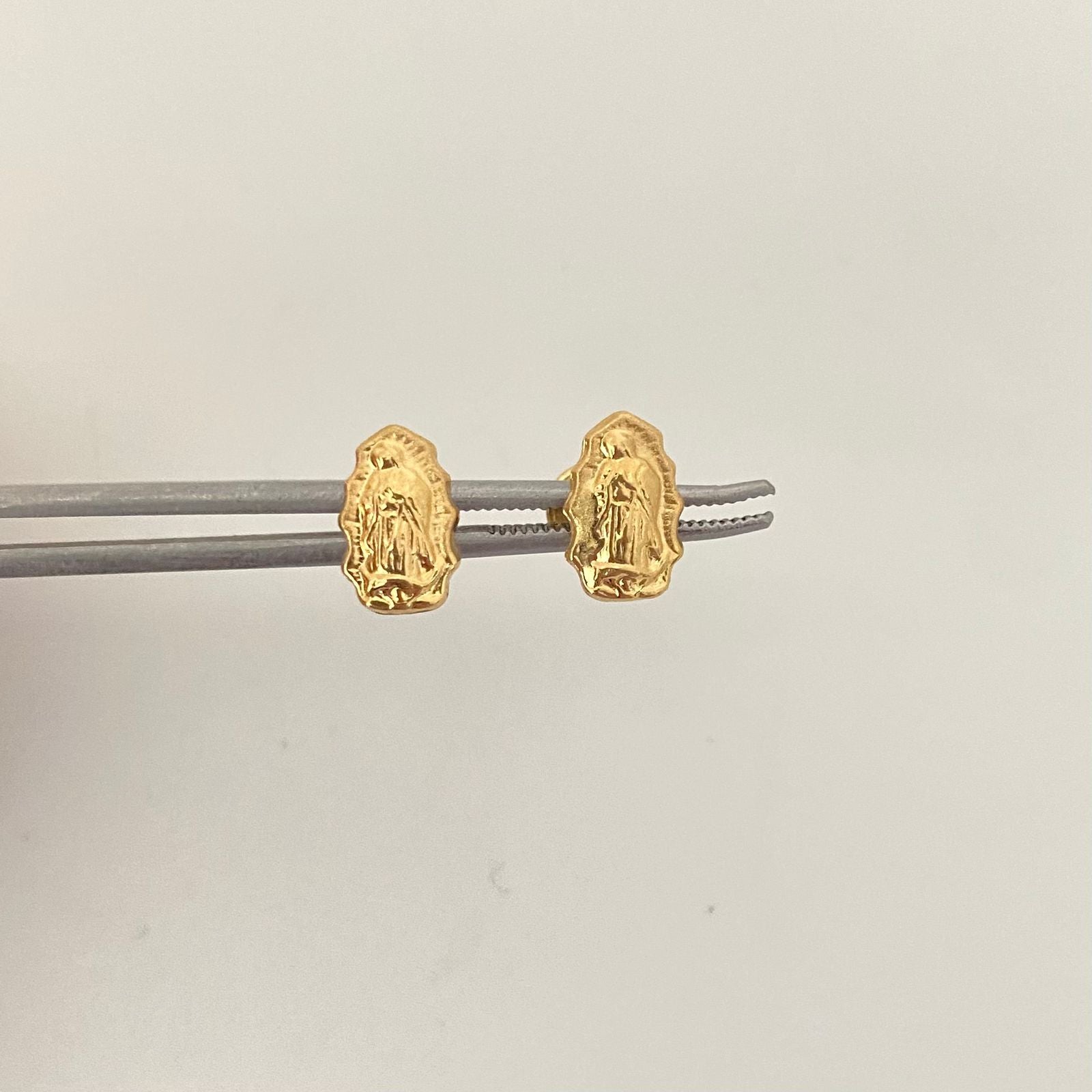 Topos silueta virgen guadalpue Oro amarillo 18k 0,85 Gr / 6,2 mm