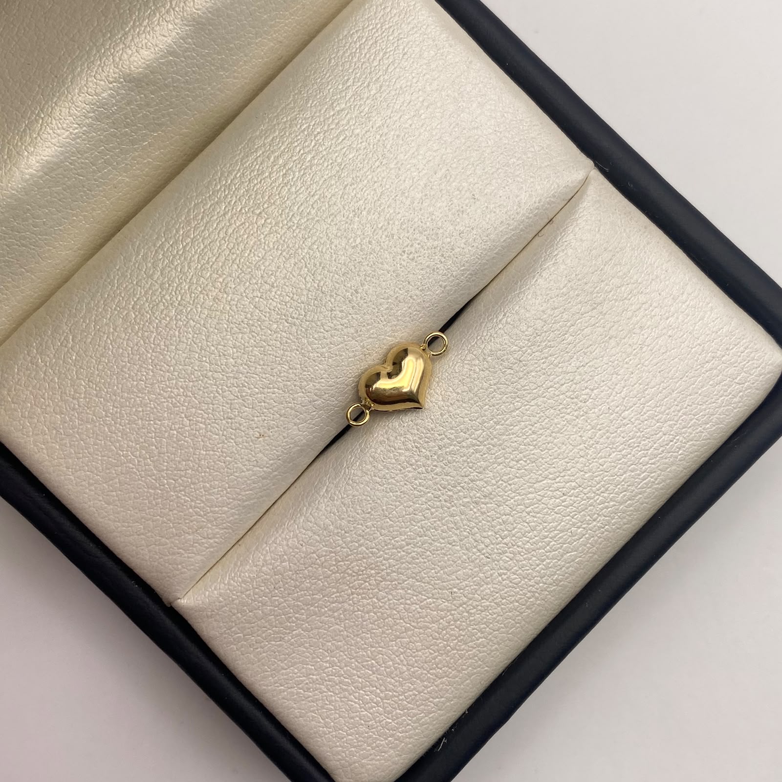Herraje corazón inflado Oro amarillo 18k 0,35 Gr / 1 Cm