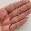 Cadena It mini militar Oro amarillo 18k +1 / 2,05 Gr / 1 mm / 50 Cm