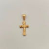 Dije Cruz Cristo Oro amarillo 18k 0,8 Gr / 13,6 mm / 3 Cm