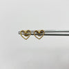 Topos Corazon silueta Oro amarillo 18k 0,85 Gr / 9,1 mm