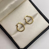 Candonga entorchado lineal Oro amarillo 18k 1,17 Gr / 1,5 Cm