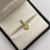 Dije trebol diamantado Oro amarillo 18k 0,5 Gr / 9,22 mm / 2 Cm