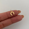 Dije herradura  Oro amarillo 18k 0,3 Gr / 1,5 Cm