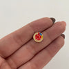 Herraje Balon Oro amarillo 18k 0,4 Gr / 1 Cm