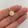Dije San Benito Oro amarillo 18k 0,55 Gr / 10,3 mm / 1,9 Cm
