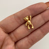 Dije oso mano alzada Oro amarillo  2,45 Gr / 1,5 Cm