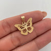 Dije mariposa (POR FABRICACION)  Oro amarillo 18k 4 Gr / 17,8 mm / 2,6 Cm