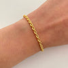 Pulso It Lazo Oro amarillo 18k +1 / 2,9 Gr / 3,2 mm / 19 Cm