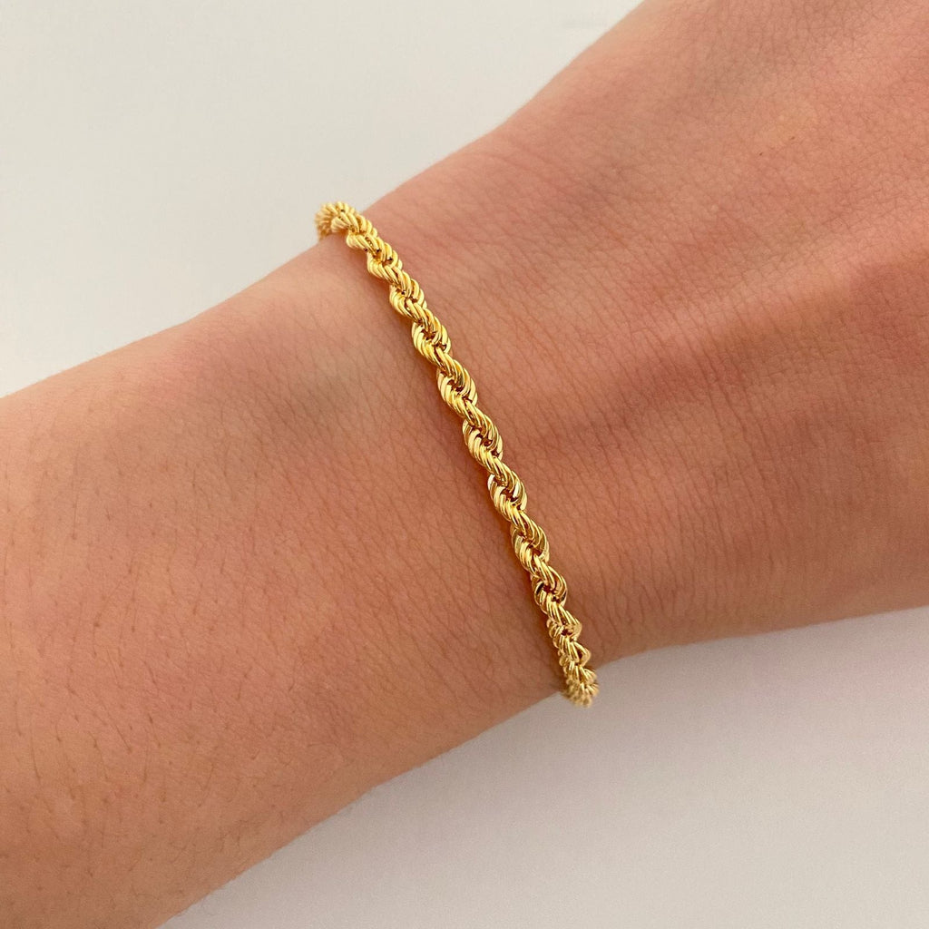 Pulso It Lazo Oro amarillo 18k +1 / 2,9 Gr / 3,2 mm / 19 Cm