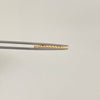 Anillo mini militar Oro amarillo 18k / Talla 6 3/4 / 1,35 Gr / 1,6 mm
