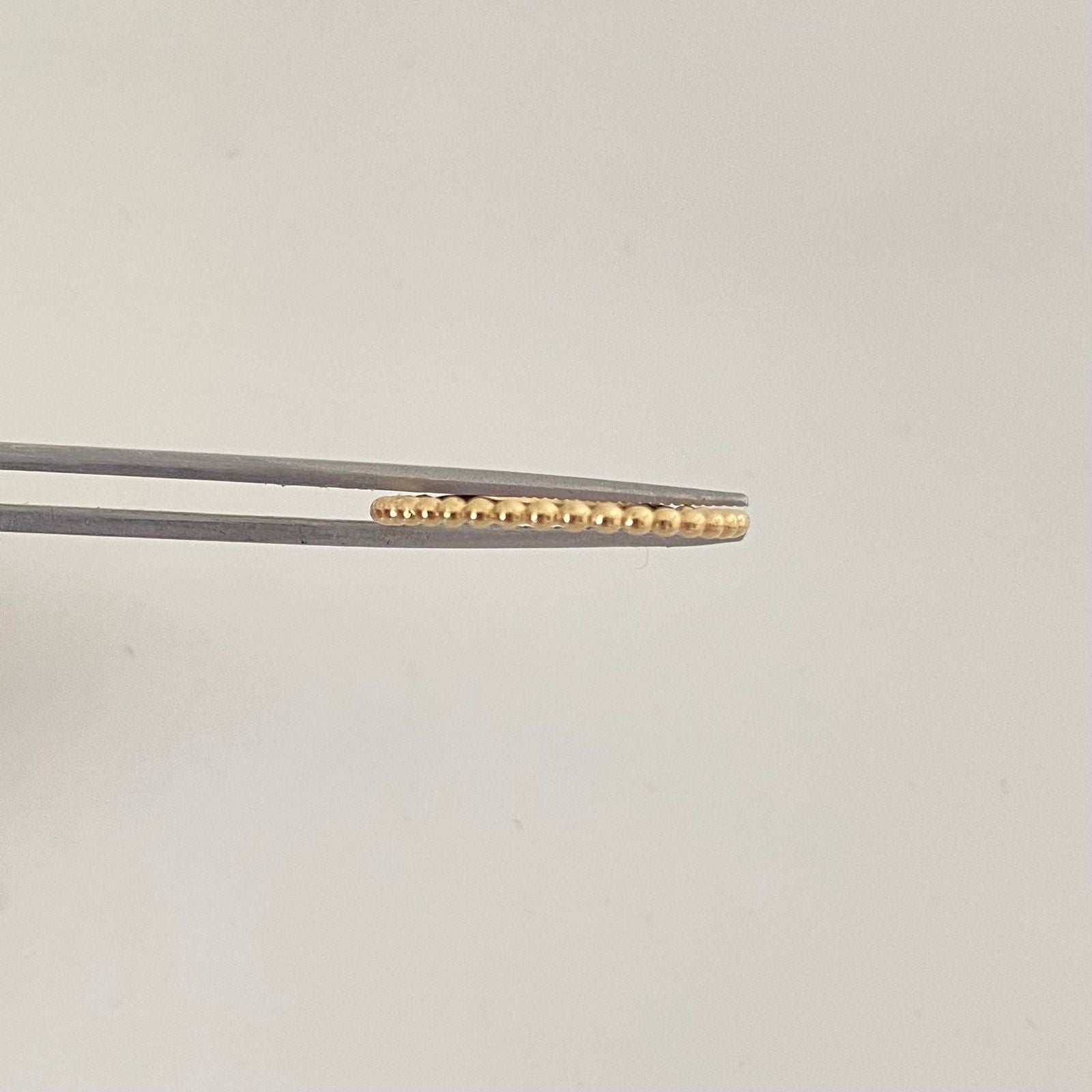 Anillo mini militar Oro amarillo 18k / Talla 6 3/4 / 1,35 Gr / 1,6 mm