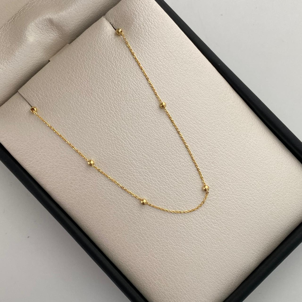 Cadena It Lluvia Oro amarillo 18k +1 / 1,65 Gr / 0,5 mm / 50 Cm