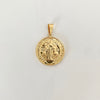 Dije san benito  Oro amarillo 18k 3,75 Gr / 3,5 Cm
