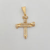 Dije cruz clavo casting Oro amarillo 18k 3,40 Gr / 3,5 Cm