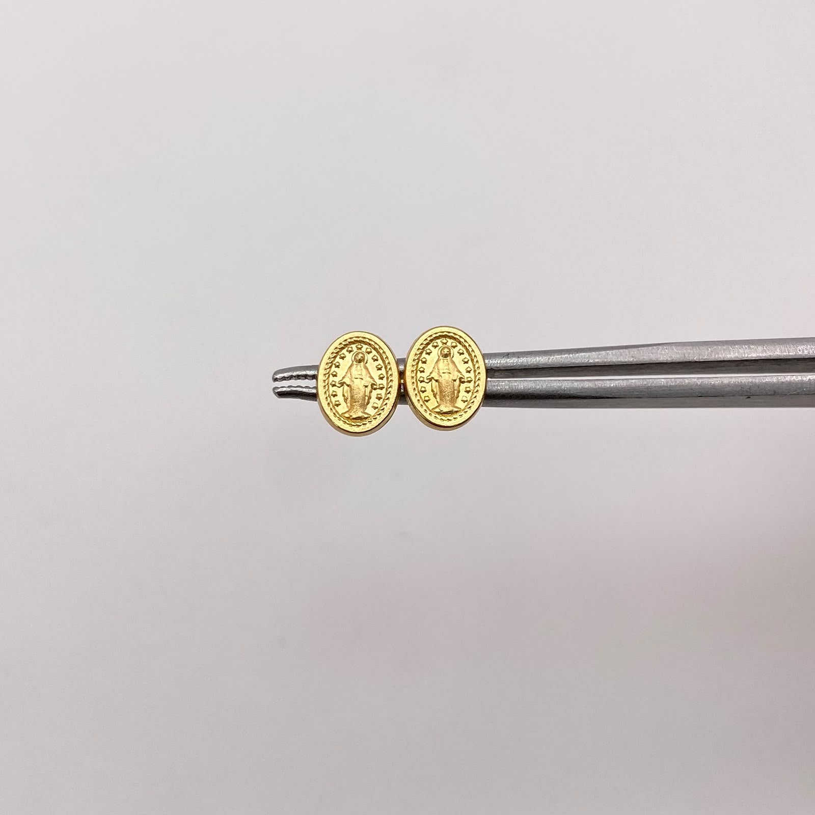 Topos virgen milagrosa Oro amarillo 18k 0,75 Gr / 6,57 mm