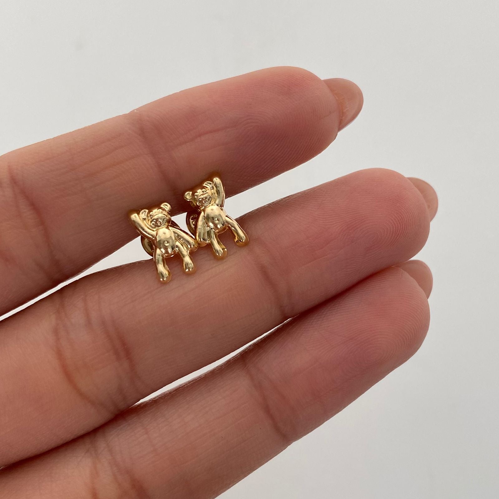 Topos Oso Mano Alzada Oro amarillo 18k 0,7 Gr / 6,4 mm