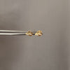 TOPOS CARRO CIRCONES ORO AMARILLO 18K 0,8 GR / 6,4 MM
