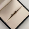 Topos Circon Negro Oro amarillo 18k 0,6 Gr / 4 mm