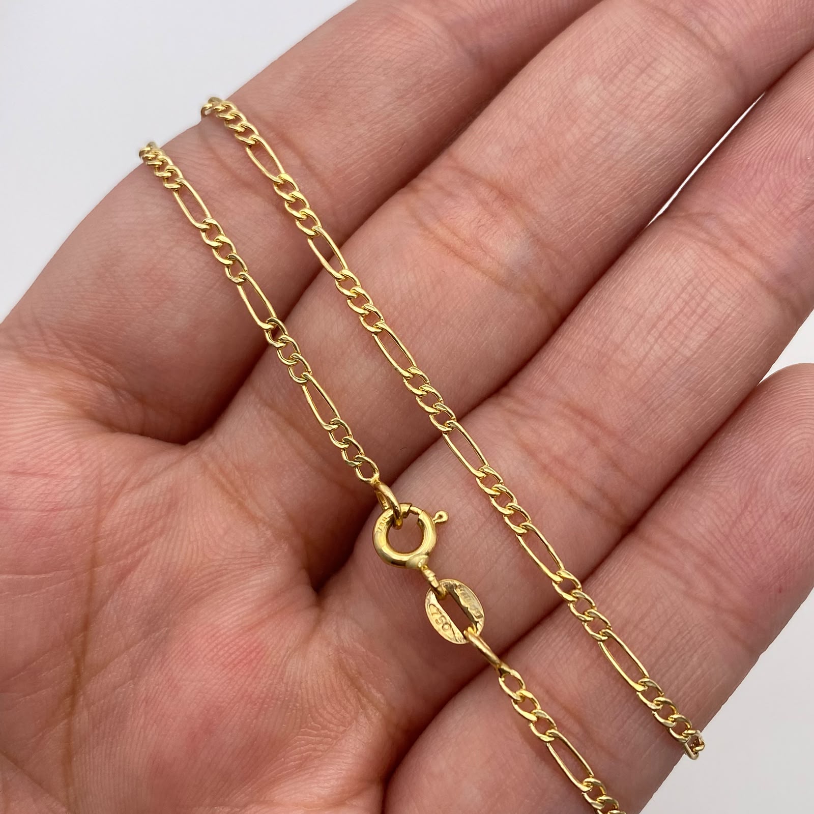 Cadena It 3x1 Oro amarillo 18k 2,04 Gr / 1,8 mm / 45 Cm
